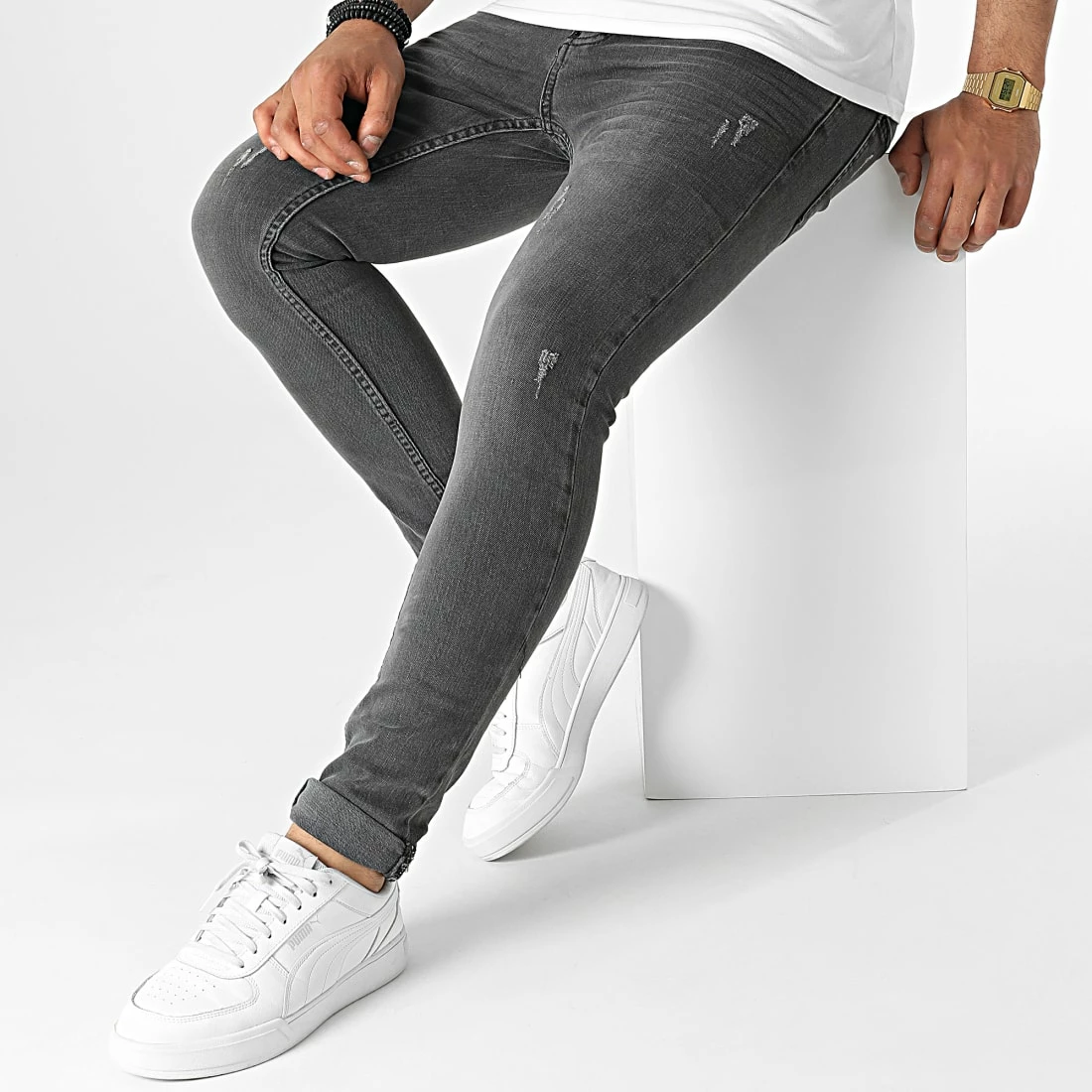 Promo 🛒 Jean Skinny 731 Gris Anthracite de Uniplay 😀 5 Promo 🛒 Jean Skinny 731 Gris Anthracite de Uniplay 😀 – Image 3