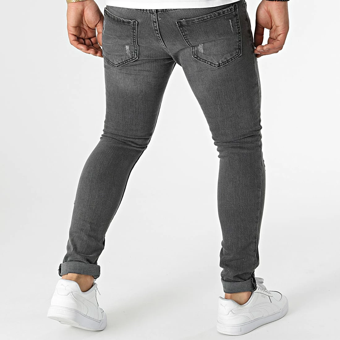 Promo 🛒 Jean Skinny 731 Gris Anthracite de Uniplay 😀 6 Promo 🛒 Jean Skinny 731 Gris Anthracite de Uniplay 😀 – Image 4
