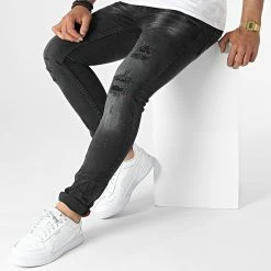 Le moins cher 👍 Jean Skinny 730 Noir de Uniplay 🥰 -Uniplay Soldes uniplay 318794 730 BLACK 20220513T154305 03
