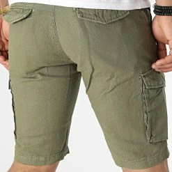 Sortie 😉 Short Cargo K686 Vert Kaki de Uniplay 🌟 -Uniplay Soldes uniplay 318836 UP K686 KHAKI 20220513T152251 04