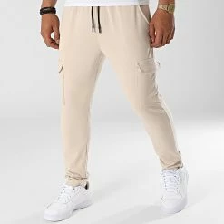 Nouveau 🥰 Pantalon Jogging UPP61 Beige de Uniplay 👏