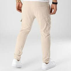 Nouveau 🥰 Pantalon Jogging UPP61 Beige de Uniplay 👏 -Uniplay Soldes uniplay 319941 UPP61 BEIGE 20220523T160059 04