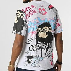 Acheter 🛒 Tee 👚 Shirt 863 Blanc de Uniplay ⌛ -Uniplay Soldes uniplay 319956 863 WHITE 20220518T145856 04