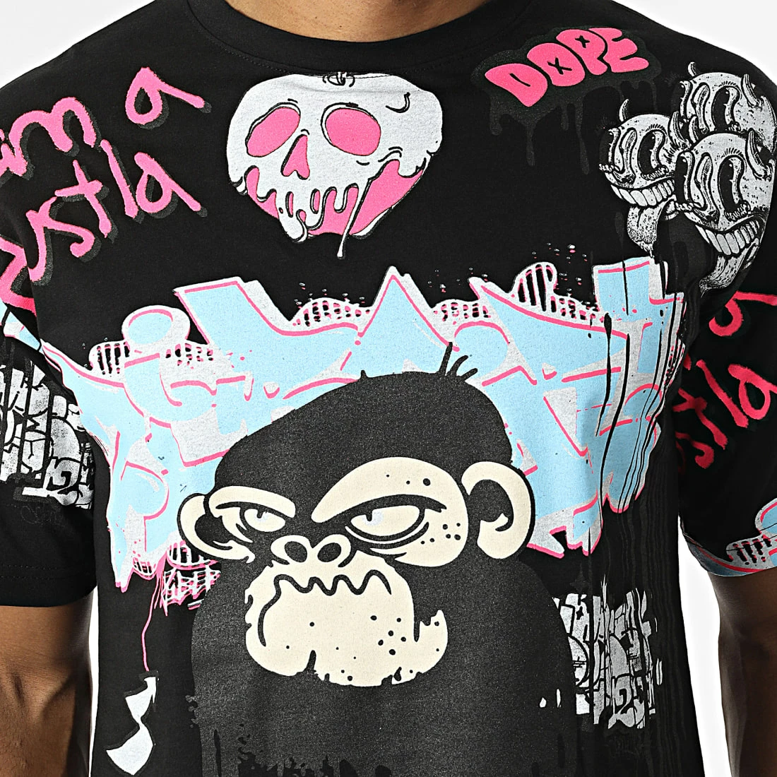 Remise 👍 Tee 👕 Shirt 863 Noir de Uniplay ❤️ 4 Remise 👍 Tee 👕 Shirt 863 Noir de Uniplay ❤️ – Image 2