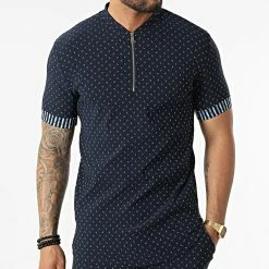 Le moins cher 🌟 Ensemble Polo A Manches Courtes Et Short Jogging UY847 Bleu Marine de Uniplay 🧨 -Uniplay Soldes uniplay 319980 UY848 BLUE 20220518T152848 03