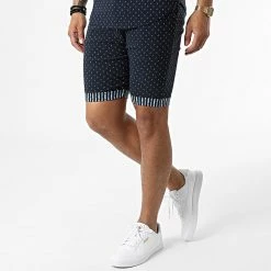 Le moins cher 🌟 Ensemble Polo A Manches Courtes Et Short Jogging UY847 Bleu Marine de Uniplay 🧨 -Uniplay Soldes uniplay 319980 UY848 BLUE 20220518T152850 05