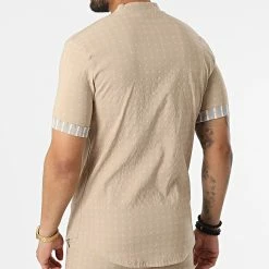 Tout neuf 🥰 Ensemble Polo A Manches Courtes Et Short Jogging UY847 Beige de Uniplay 🛒 -Uniplay Soldes uniplay 319981 UY848 BEIGE 20220518T153000 04