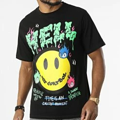 Promo 🧨 Tee 👕 Shirt 709T Noir de Uniplay 🔔 -Uniplay Soldes uniplay 319988 709 NOIRE 20220518T145817 03