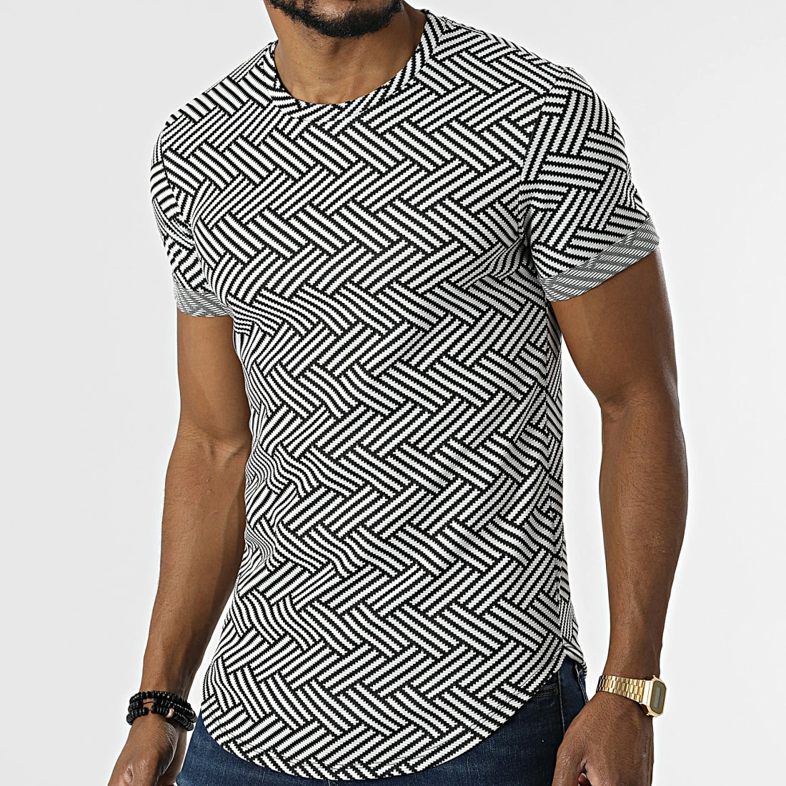 Top 10 🌟 Tee 👕 Shirt Oversize UY849 Blanc Noir de Uniplay ✔️ 3 Top 10 🌟 Tee 👕 Shirt Oversize UY849 Blanc Noir de Uniplay ✔️