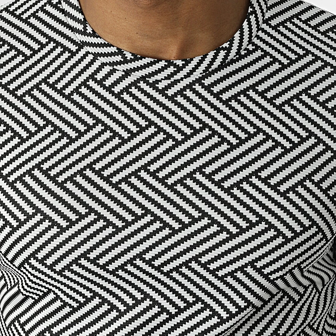 Top 10 🌟 Tee 👕 Shirt Oversize UY849 Blanc Noir de Uniplay ✔️ 4 Top 10 🌟 Tee 👕 Shirt Oversize UY849 Blanc Noir de Uniplay ✔️ – Image 2