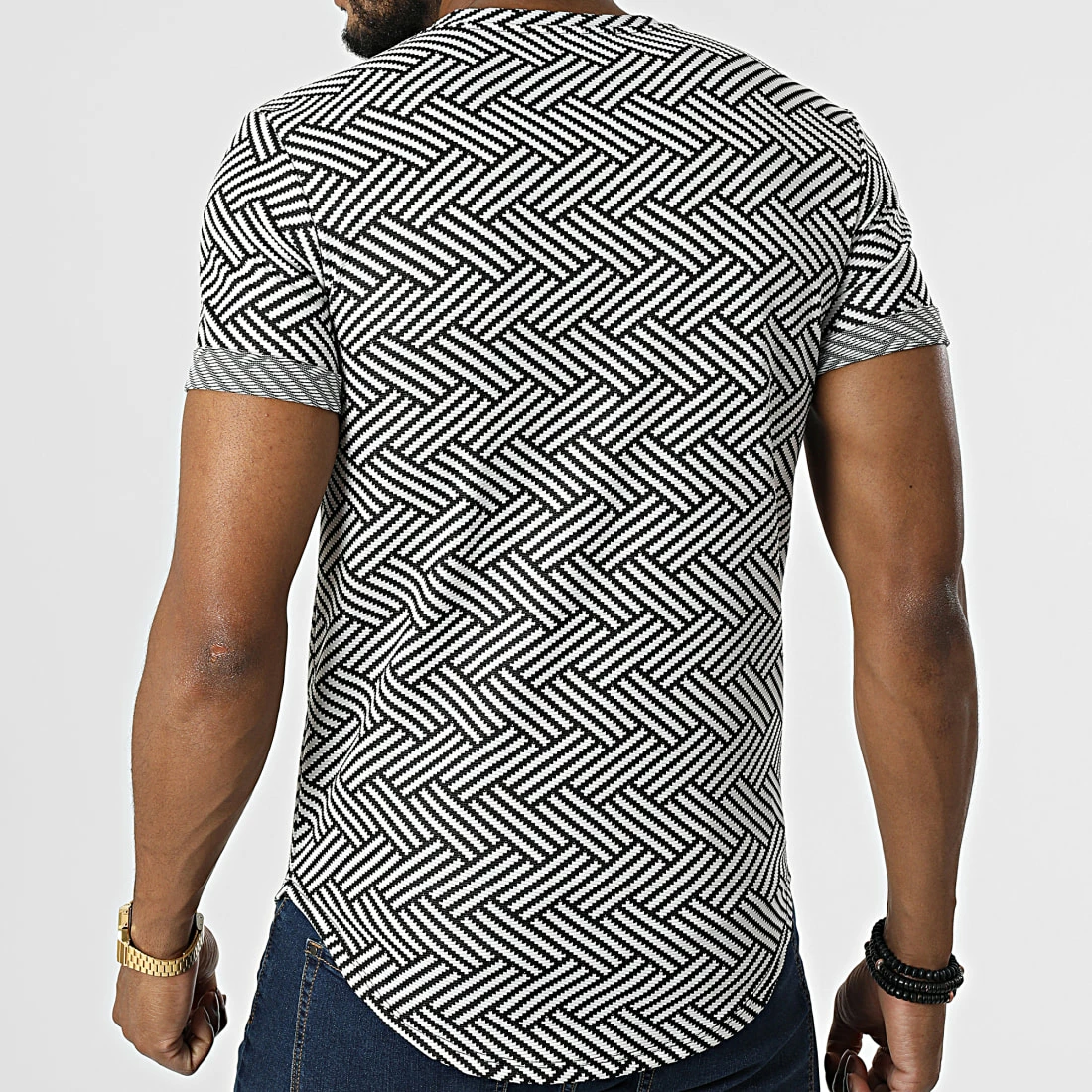 Top 10 🌟 Tee 👕 Shirt Oversize UY849 Blanc Noir de Uniplay ✔️ 6 Top 10 🌟 Tee 👕 Shirt Oversize UY849 Blanc Noir de Uniplay ✔️ – Image 4