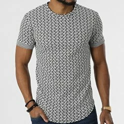 Coupon 🔔 Tee 👚 Shirt Oversize UY851 Blanc Noir de Uniplay 🛒 -Uniplay Soldes uniplay 320057 UY851 WHITE 20220518T144851 03