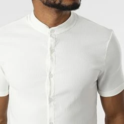 Tout neuf 🛒 Ensemble Chemise Manches Courtes Et Short UP-ES-90 Blanc de Uniplay 🛒 -Uniplay Soldes uniplay 320059 UP ES 90 WHITE 20220518T144741 03