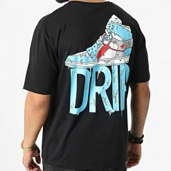 Bon marché ✨ Tee 👕 Shirt SH-39 Noir Bleu de Uniplay 🔔