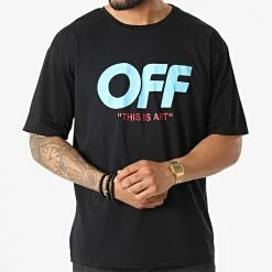 Bon marché ✨ Tee 👕 Shirt SH-39 Noir Bleu de Uniplay 🔔 -Uniplay Soldes uniplay 321993 SH 39 01 BLACK 20220613T161550 03