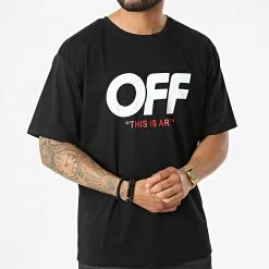 Meilleure vente 🧨 Tee 👚 Shirt SH-39 Noir Blanc de Uniplay ✔️ -Uniplay Soldes uniplay 321994 SH 39 02 BLACK 20220613T161537 03