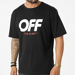 Meilleure vente 🧨 Tee 👚 Shirt SH-39 Noir Blanc de Uniplay ✔️ -Uniplay Soldes uniplay 321994 SH 39 02 BLACK 20220613T161538 04