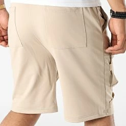 Promo 😉 Short Cargo K22505 Beige de Uniplay 😀 9 Promo 😉 Short Cargo K22505 Beige de Uniplay 😀 -Uniplay Soldes uniplay 322003 UP K22505 BEIGE 20220603T143829 04