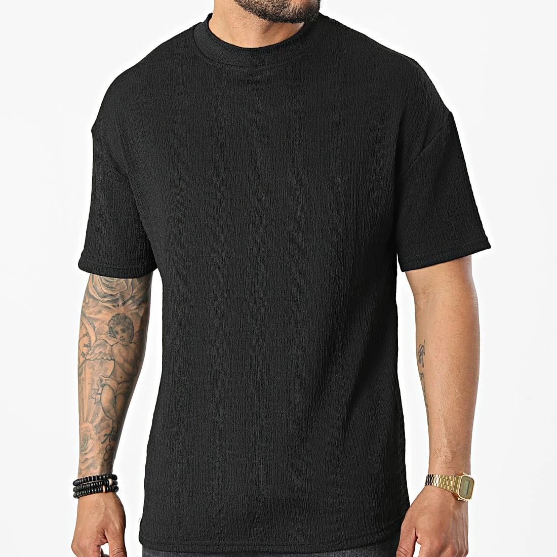 Budget 👏 Tee 👚 Shirt UP9712 Noir de Uniplay 😍 3 Budget 👏 Tee 👚 Shirt UP9712 Noir de Uniplay 😍