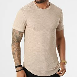 De gros 🎉 Tee 👚 Shirt UY860 Beige de Uniplay 🎁 -Uniplay Soldes uniplay 323852 UY860 BEIGE 20220708T102937 03