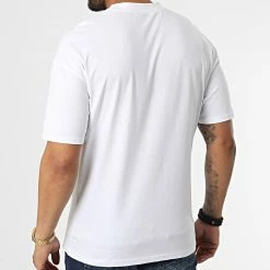 Promo 👏 Tee 👕 Shirt UP-21456 Blanc de Uniplay 😉 -Uniplay Soldes uniplay 323857 UP 21456 BIANCO 20220620T150418 04