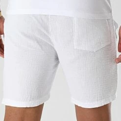 Top 10 👏 Short Jogging P70 Blanc de Uniplay 💯 -Uniplay Soldes uniplay 323860 UPP70 WHITE 20220617T154026 04