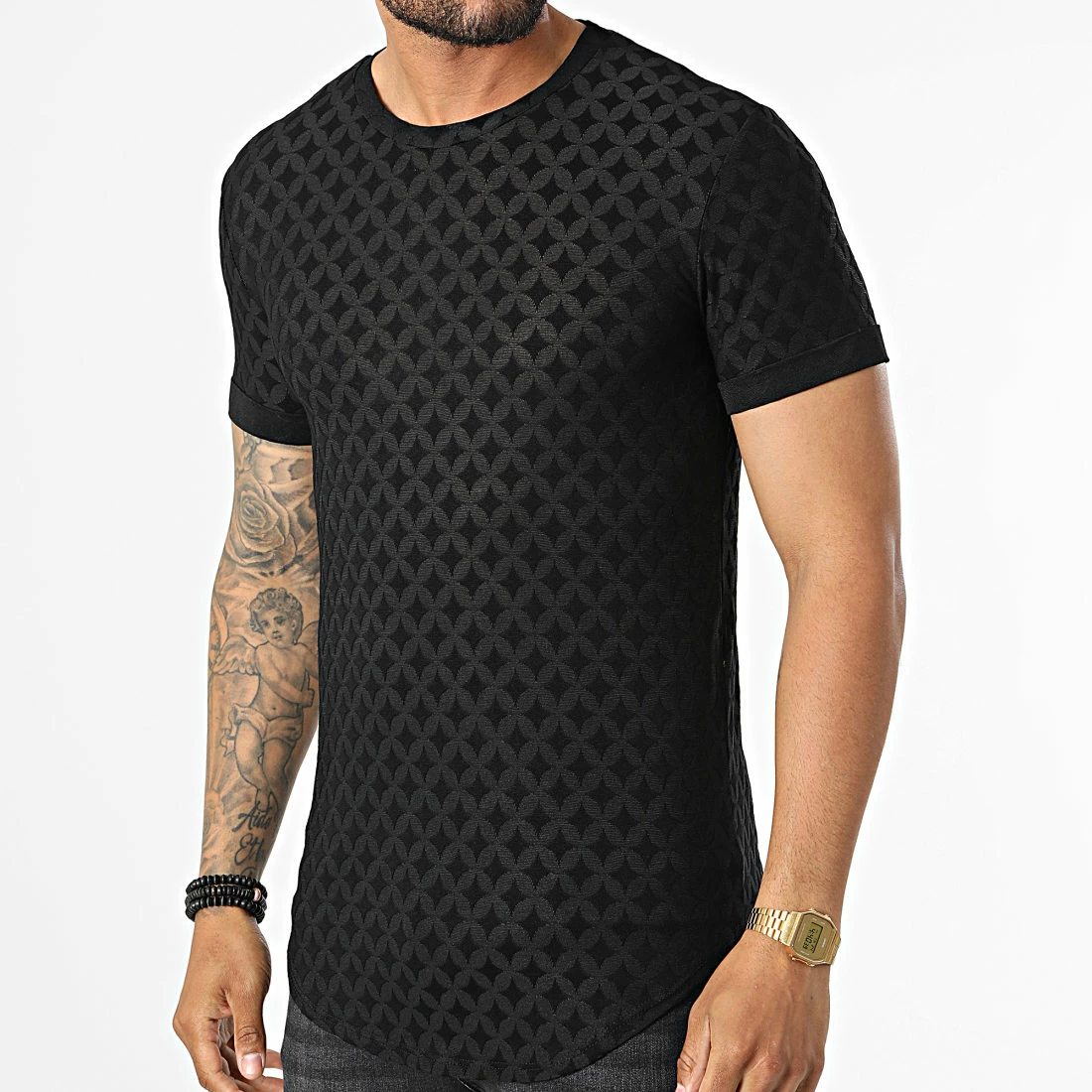 Promo 😍 Tee 👚 Shirt UY861 Noir de Uniplay 🥰 3 Promo 😍 Tee 👚 Shirt UY861 Noir de Uniplay 🥰