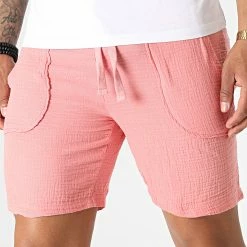 Sortie ❤️ Short Jogging P70 Rose de Uniplay 💯