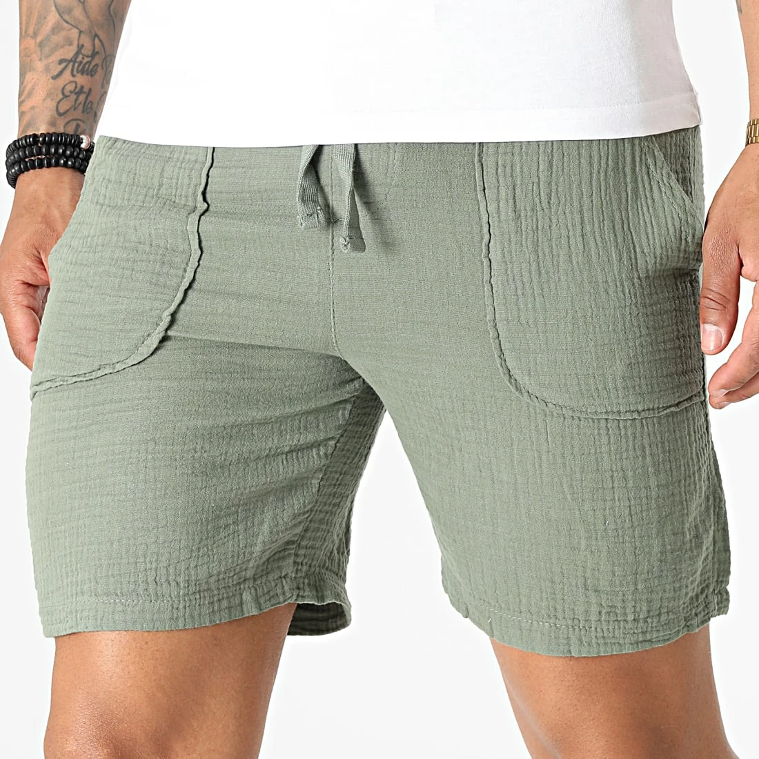 Bon marché 😉 Short Jogging P70 Vert Kaki de Uniplay 🛒 3 Bon marché 😉 Short Jogging P70 Vert Kaki de Uniplay 🛒