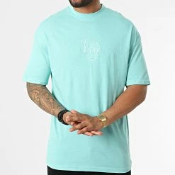 Vente flash 🧨 Tee 👚 Shirt UP-21456 Turquoise de Uniplay ⭐ -Uniplay Soldes uniplay 323877 UP 21456 ACQUA 20220620T152026 03