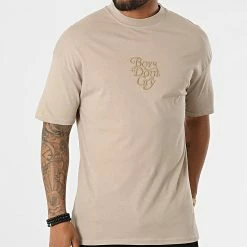 Bon marché ✔️ Tee 👚 Shirt UP-21456 Beige de Uniplay 🎁 -Uniplay Soldes uniplay 323878 UP 21456 SABBIA 20220708T103102 03