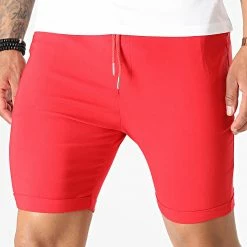 Coupon 💯 Short Jogging T3580 Rouge de Uniplay ❤️