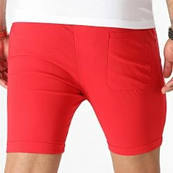 Coupon 💯 Short Jogging T3580 Rouge de Uniplay ❤️ -Uniplay Soldes uniplay 323882 UP T3850 RED 20220708T103156 04
