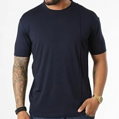 Budget 🔔 Tee 👚 Shirt UY856 Bleu Marine de Uniplay 👍 -Uniplay Soldes uniplay 323890 UY856 BLUE 20220620T151052 03