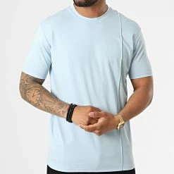 Promo ⌛ Tee 👕 Shirt UY856 Bleu Ciel de Uniplay ✨ -Uniplay Soldes uniplay 323899 UY856 SKY BLUE 20220620T151904 03