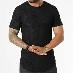 Promo 👏 Tee 👕 Shirt UY860 Noir de Uniplay 😀 -Uniplay Soldes uniplay 323904 UY860 BLACK 20220620T152812 03