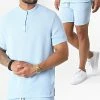 De gros 🧨 Ensemble Chemise Manches Courtes Et Short Jogging UY857 Bleu Ciel de Uniplay 🎁 -Uniplay Soldes uniplay 325993 UY857 SKY BLUE 20220630T155633 01