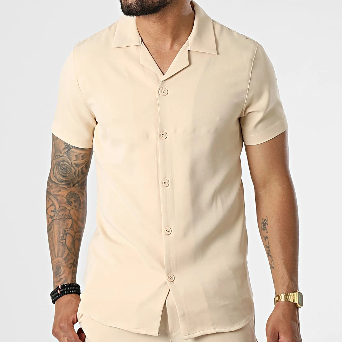 Les meilleures critiques de 💯 Ensemble Chemise Manches Courtes Et Short Jogging Apach Beige de Uniplay 🧨 5 Les meilleures critiques de 💯 Ensemble Chemise Manches Courtes Et Short Jogging Apach Beige de Uniplay 🧨 – Image 3