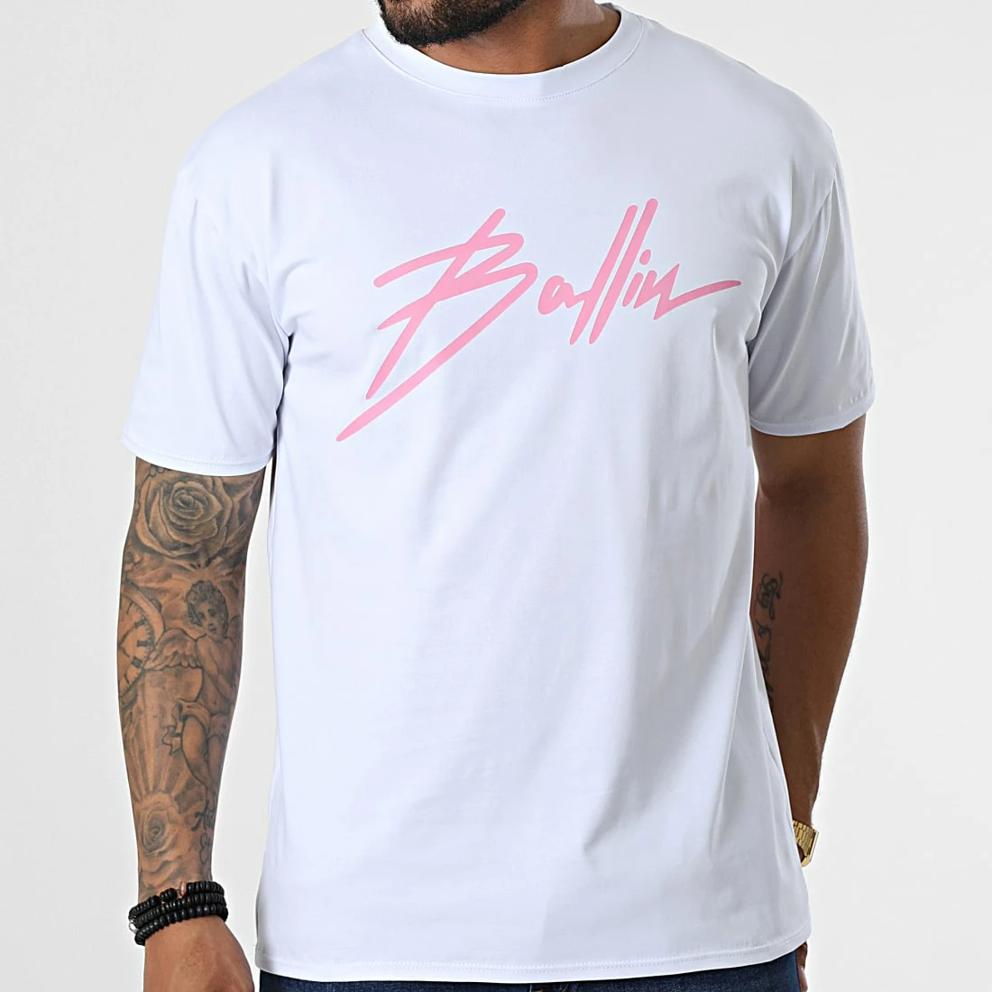 Le moins cher ✔️ Tee 👕 Shirt UP-T960 Blanc de Uniplay 👏 5 Le moins cher ✔️ Tee 👕 Shirt UP-T960 Blanc de Uniplay 👏 – Image 3