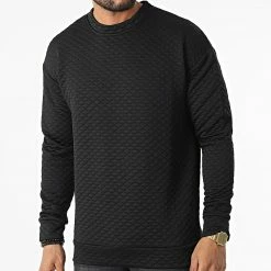 Tout neuf ❤️ Sweat Crewneck UY914 Noir de Uniplay 😀