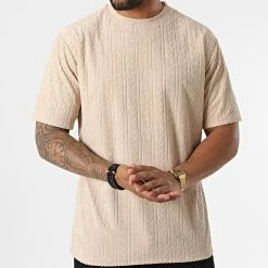 Remise 🛒 Tee 👕 Shirt SH-41 Beige de Uniplay ⭐ -Uniplay Soldes uniplay 332558 SH 41 BEIGE 20220816T144531 03