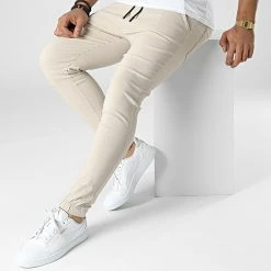 Nouveau 🔔 Jogger Pant UPP73 Beige de Uniplay 🛒 -Uniplay Soldes uniplay 332568 UPP73 BEIGE 20220816T154734 03