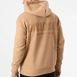 Meilleure vente ❤️ Sweat Capuche UY920 Camel de Uniplay 😍 -Uniplay Soldes uniplay 332573 UY920 CAMEL 20220816T144657 04
