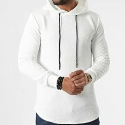 Nouveau ✔️ Sweat Capuche UY924 Blanc de Uniplay 🌟 -Uniplay Soldes uniplay 332576 UY924 WHITE 20220816T150441 03