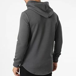 Tout neuf 🎁 Sweat Capuche UY924 Gris Anthracite de Uniplay 👍 -Uniplay Soldes uniplay 332577 UY954 GREY 20220816T161411 04
