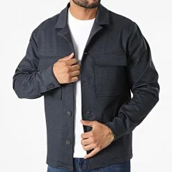 Acheter 🧨 Surchemise UY908 Bleu Marine Chiné de Uniplay ⌛