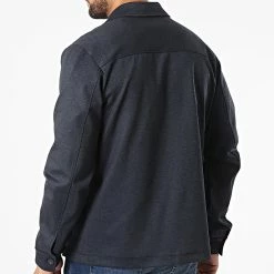 Acheter 🧨 Surchemise UY908 Bleu Marine Chiné de Uniplay ⌛ -Uniplay Soldes uniplay 332579 UY908 BLUE 20220816T150118 04