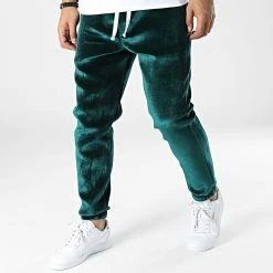 Nouveau 👍 Pantalon Jogging UPP71 Vert Foncé de Uniplay ⭐