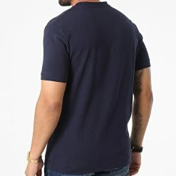 Nouveau 😉 Tee 👕 Shirt T965 Bleu Marine de Uniplay 💯 -Uniplay Soldes uniplay 332601 UP T965 BLEU 20220816T150205 04