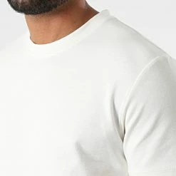 Meilleure vente 🎁 Tee 👕 Shirt T965 Beige Clair de Uniplay 🤩 -Uniplay Soldes uniplay 332611 UP T965 WHITE 20220816T150607 02